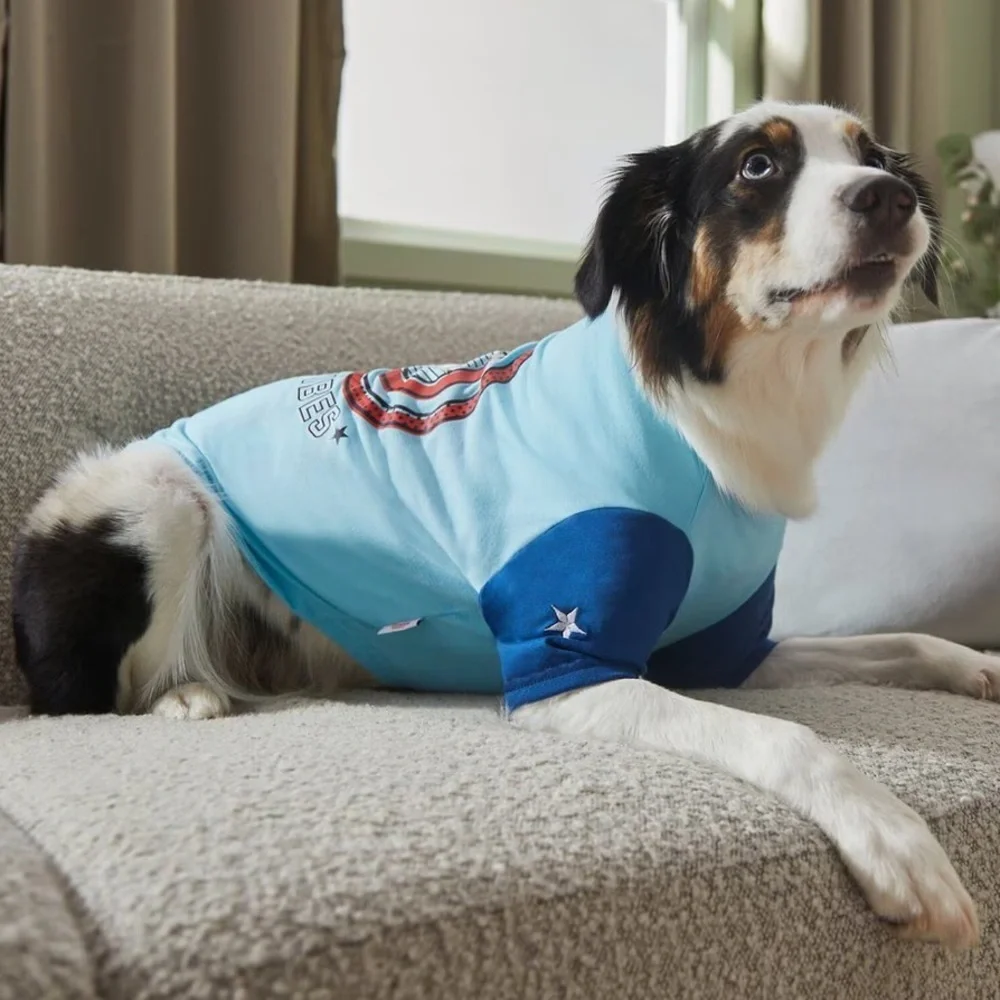 New Captain America Marvel Hero dog tee XS